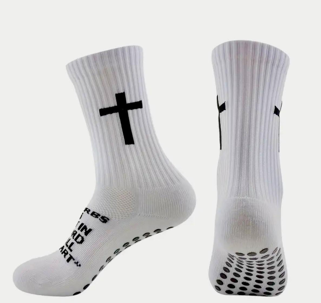 Pro Grip Socks White - Boot Threads 