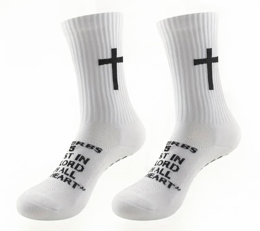 Pro Grip Socks White - Boot Threads 